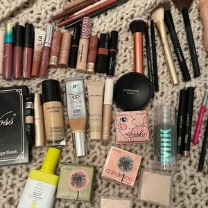 Massive make up haul, many unused and some gently used items.